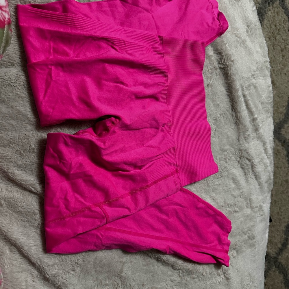 PINK Victoria's Secret Hot Pink Leggings